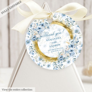 Etiqueta de Presente Dourada do Pastel Boêmiano M