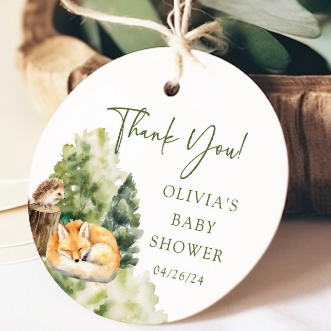 Etiqueta de presente favorita do Chá de fraldas Fo (Criador carregado)