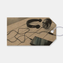 Etiqueta de Presente Moderno Chic