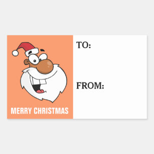 Etiqueta de Presente Negra Negra