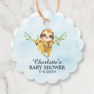 Etiqueta de presente para favorecimento do Chá de