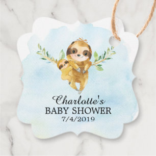 Etiqueta de presente para favorecimento do Chá de