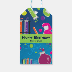 Etiqueta de presente para festa de aniversário de 