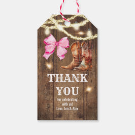 Etiqueta de Presente para Festa de Revelação de Gê