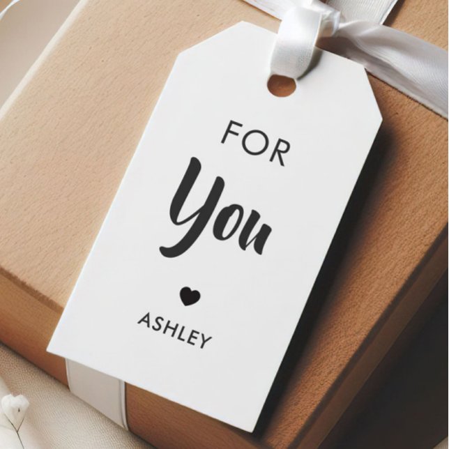 Etiqueta de presente para você, etiqueta de qualqu (Criador carregado)