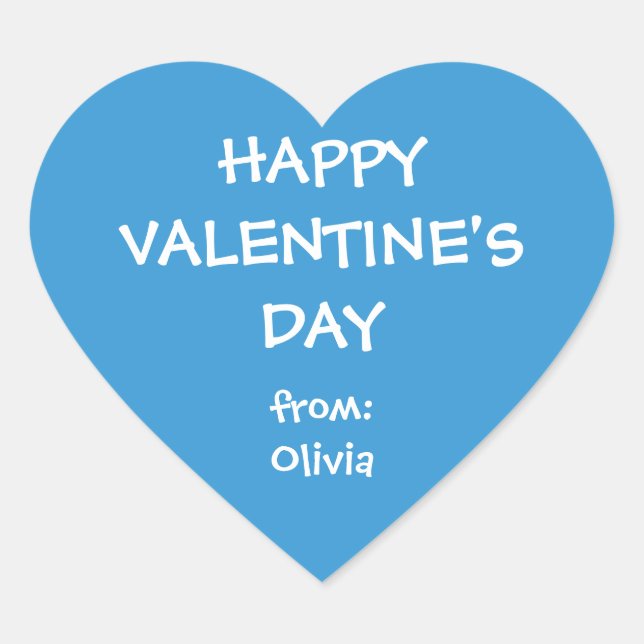 Etiqueta de presente personalizada de namorados ca (Frente)