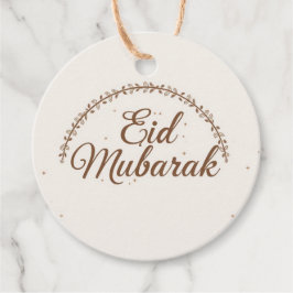 Etiqueta de presente personalizada Eid mubarak