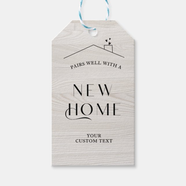 Etiqueta de Presente Personalizada para Casa de No (Frente)