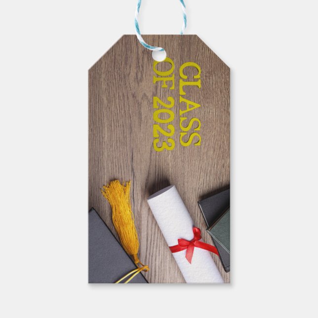 Etiqueta de presente personalizada para graduação (Frente)