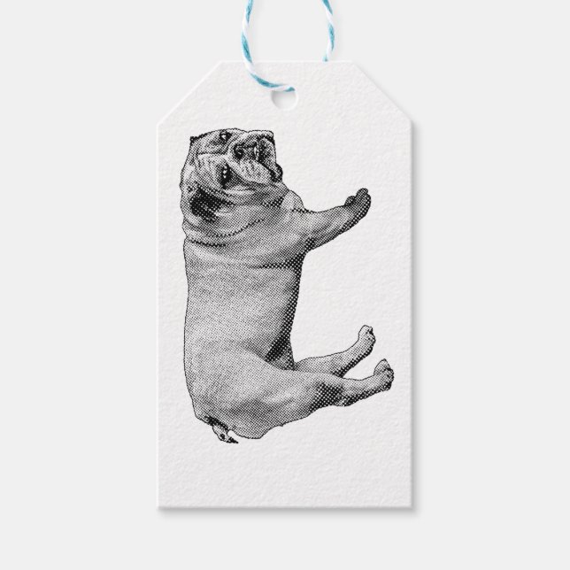 Etiqueta de Presente Pine-Ribbon (Frente)