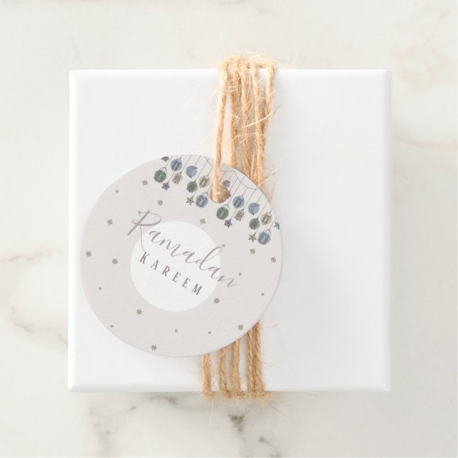Etiqueta de presente Ramadan kareem (In Situ)