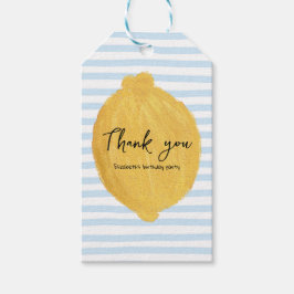 Etiqueta de Presente Retangular de Festa de aniver