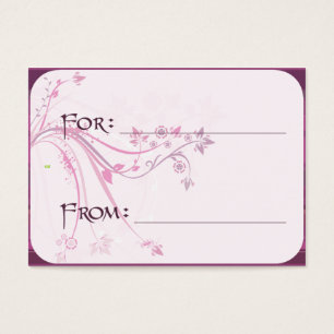 Etiqueta de Presente - Rolos de Ameixa