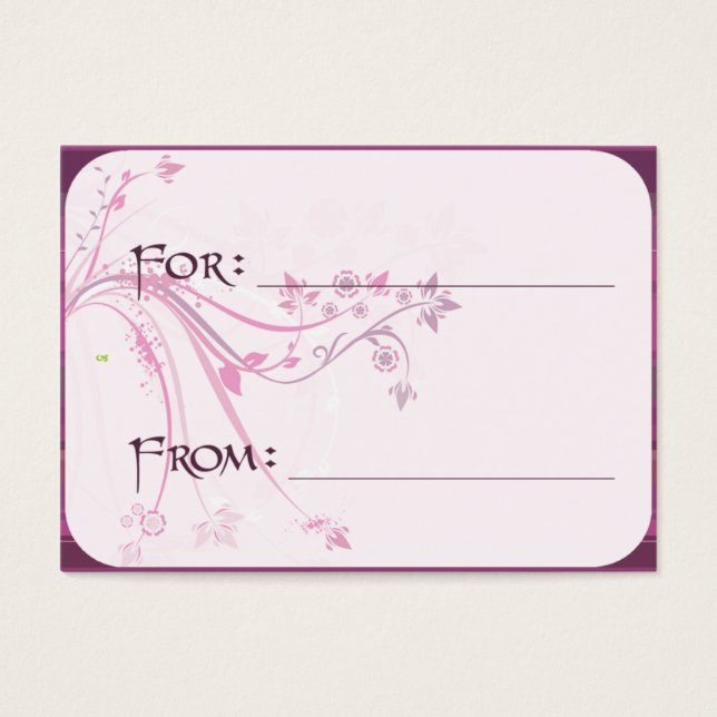 Etiqueta de Presente - Rolos de Ameixa (Frente)