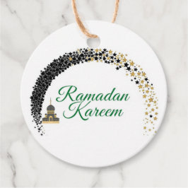 Etiqueta de presente tema Ramadan Kareem para cele