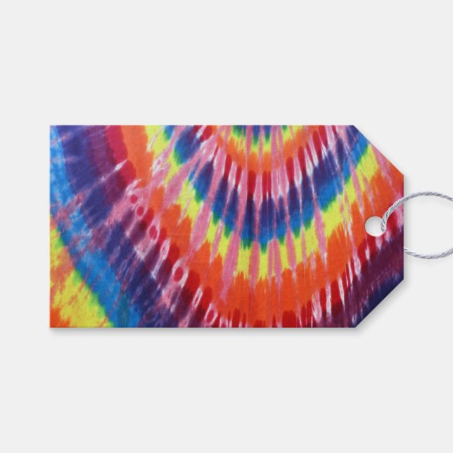 Etiqueta de presente TIE DYE (Frente (horizontal))