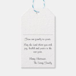 Etiqueta de presentes