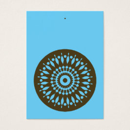 Etiqueta de presentes - Azul e Marrom