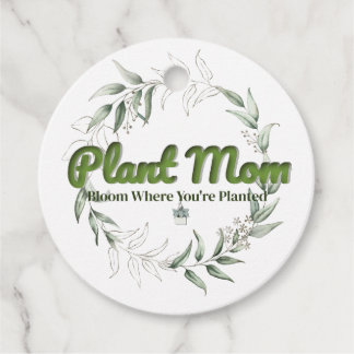 Etiqueta de presentes botânico da Planta Mãe - Dup