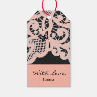 Etiqueta de presentes "COM AMOR" LADO DE PEACH COM