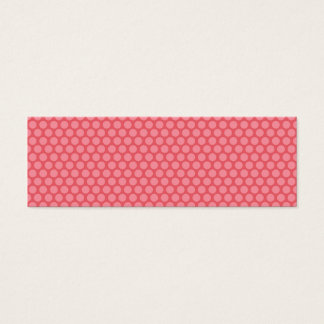 Etiqueta de presentes com bolinhas rosa