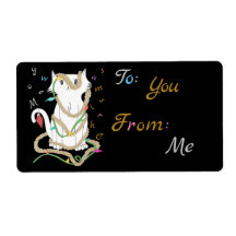 Etiqueta de presentes da Sra. Chrismas