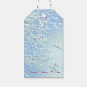Etiqueta de presentes das filiais de inverno