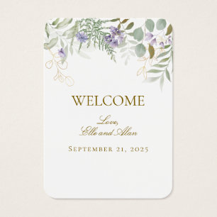 Etiqueta de presentes de casamento de boas-vindas