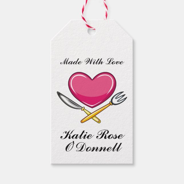 Etiqueta de presentes de cozinha - SRF (Frente)