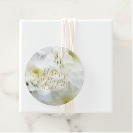 Etiqueta de presentes de Dia de as mães feliz