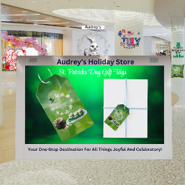 Etiqueta de presentes de Dia de São Patrício