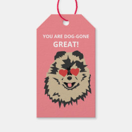 Etiqueta de presentes de Namorados Pomeraniana