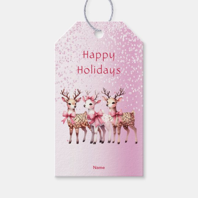 Etiqueta de presentes de Natal (Frente)