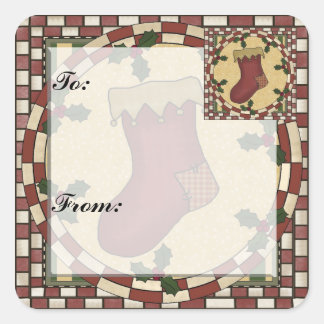 Etiqueta de presentes de Natal