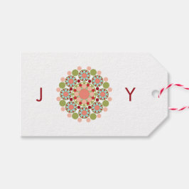 Etiqueta de presentes de Natal alegre e festiva da