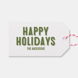 Etiqueta de presentes de Natal feliz na Xadrez ver