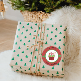 Etiqueta de presentes de Natal para e de