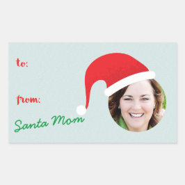 Etiqueta de presentes de Natal para Natal Santa Ha