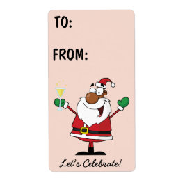 Etiqueta de presentes de Natal para Papais noeis P