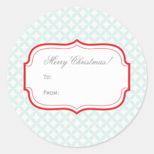 Etiqueta de presentes de Natal personalizável