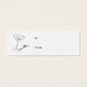 Etiqueta de presentes de saudações de férias