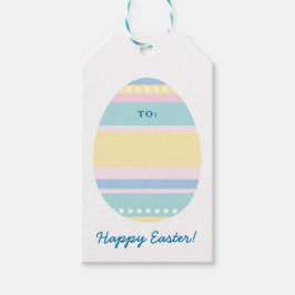 Etiqueta de presentes do felz pascoa