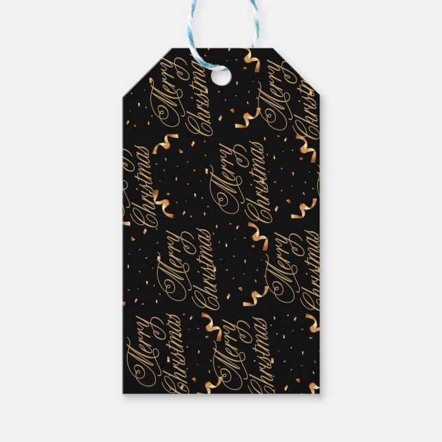 Etiqueta de presentes em negrito (Frente)