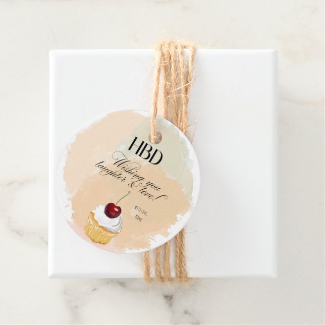 Etiqueta de presentes HBD para alguém especial (In Situ)