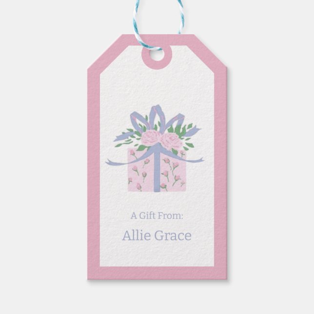 Etiqueta de presentes inspirada na TBBC (Frente)