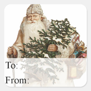 Etiqueta de presentes Nick Vintage, Rua Jolly