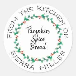 Etiqueta de presentes para a cozinha de Holly Wrea