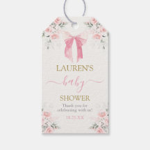 Etiqueta de presentes para Chá de fraldas do Urso