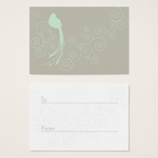 Etiqueta de presentes para todos os fins (Frente & Verso)