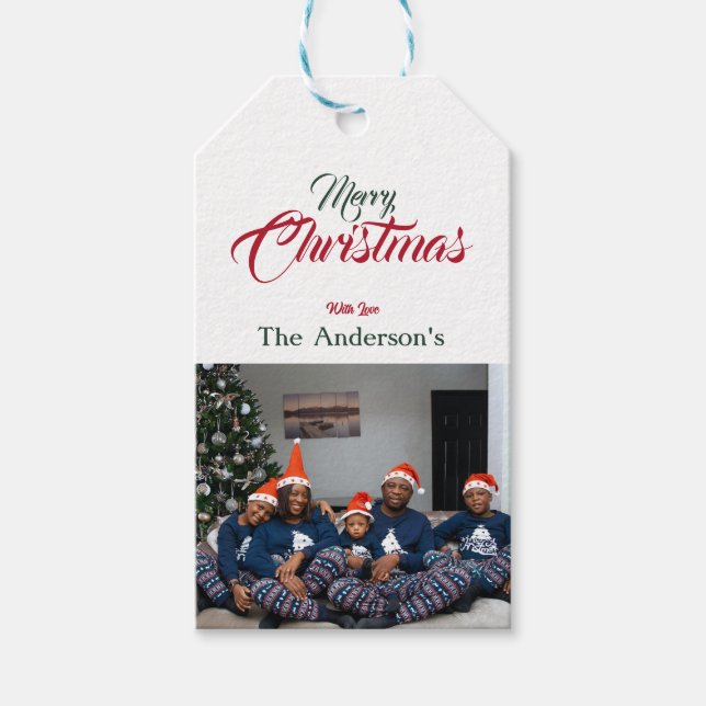 Etiqueta de presentes personalizada para presentes (Frente)